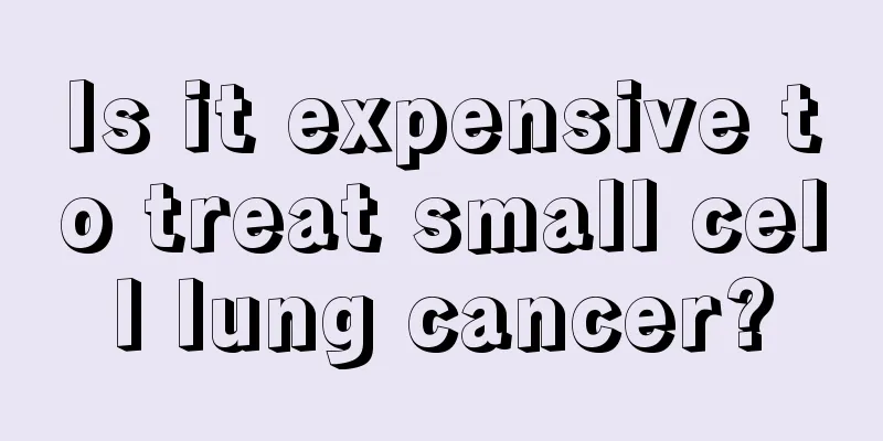 Is it expensive to treat small cell lung cancer?