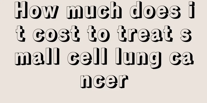 How much does it cost to treat small cell lung cancer