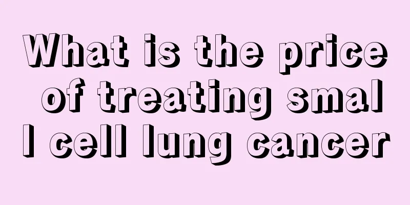 What is the price of treating small cell lung cancer