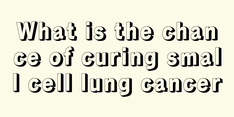 What is the chance of curing small cell lung cancer