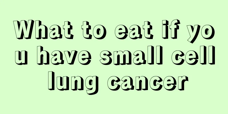 What to eat if you have small cell lung cancer