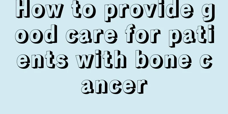 How to provide good care for patients with bone cancer