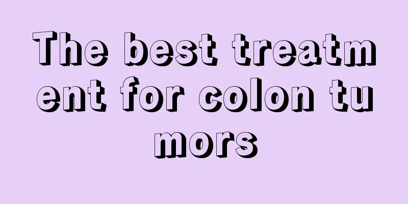 The best treatment for colon tumors