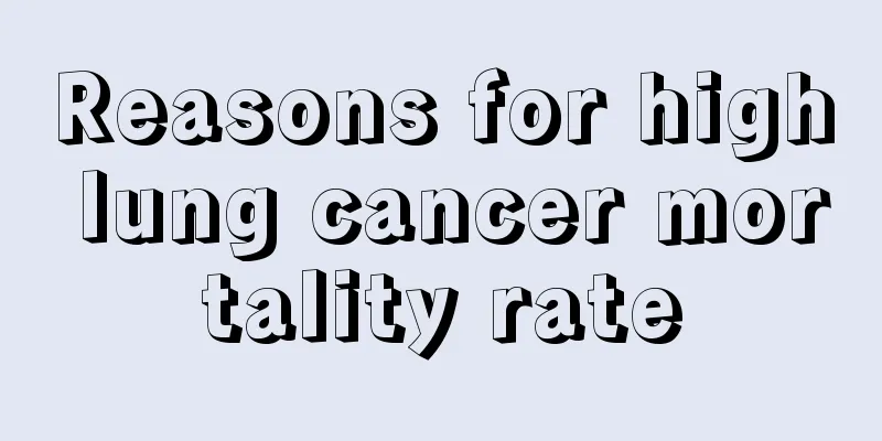 Reasons for high lung cancer mortality rate