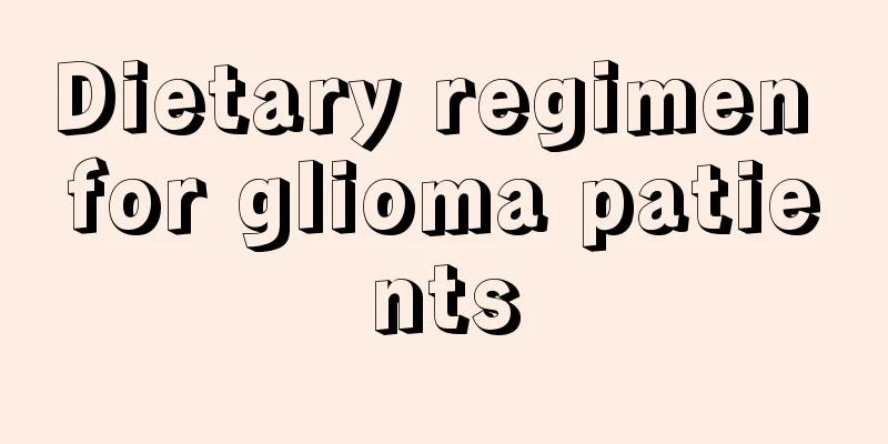 Dietary regimen for glioma patients