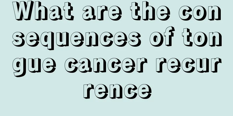 What are the consequences of tongue cancer recurrence