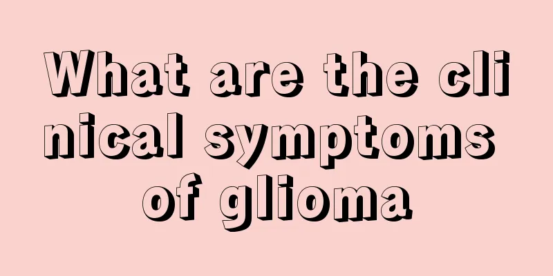 What are the clinical symptoms of glioma