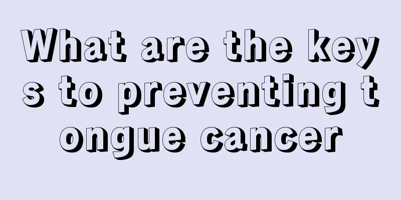 What are the keys to preventing tongue cancer