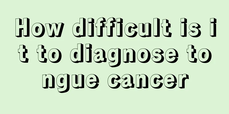 How difficult is it to diagnose tongue cancer