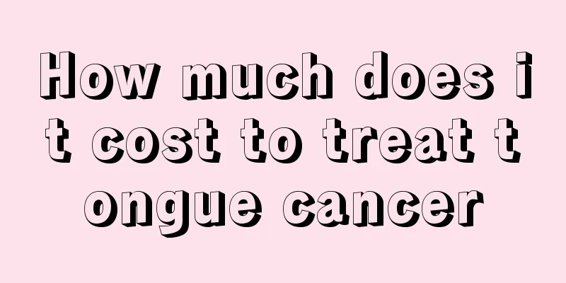 How much does it cost to treat tongue cancer