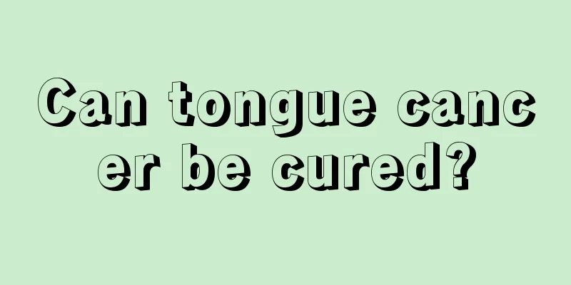 Can tongue cancer be cured?