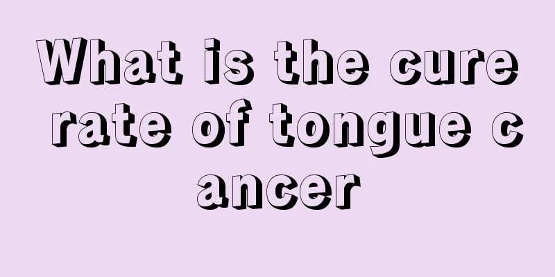 What is the cure rate of tongue cancer