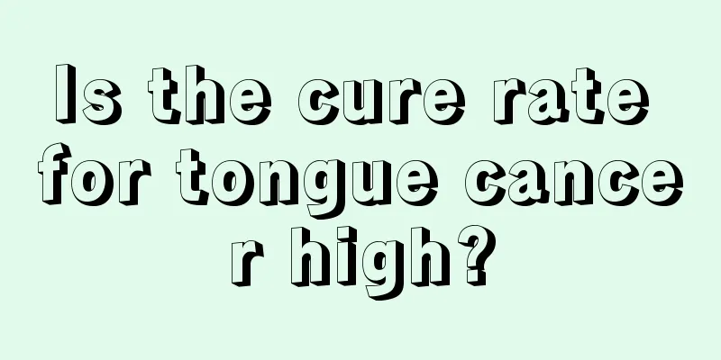 Is the cure rate for tongue cancer high?