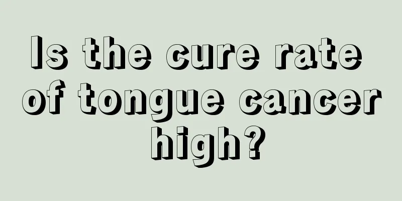 Is the cure rate of tongue cancer high?