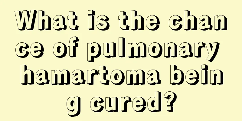 What is the chance of pulmonary hamartoma being cured?