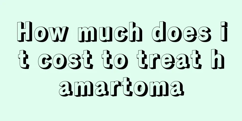 How much does it cost to treat hamartoma