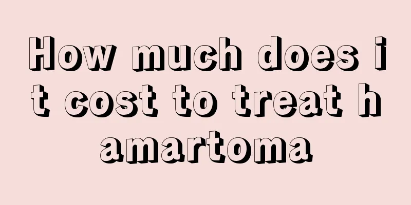 How much does it cost to treat hamartoma