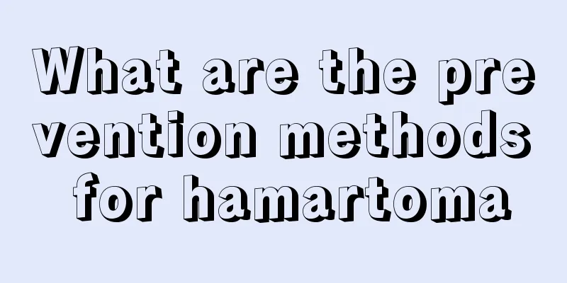 What are the prevention methods for hamartoma