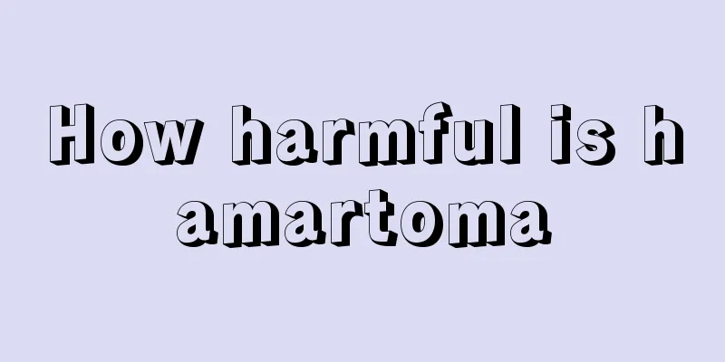 How harmful is hamartoma