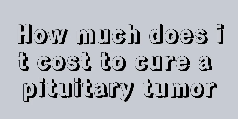 How much does it cost to cure a pituitary tumor