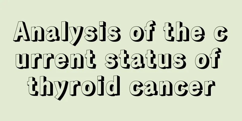 Analysis of the current status of thyroid cancer