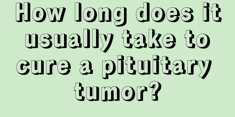 How long does it usually take to cure a pituitary tumor?