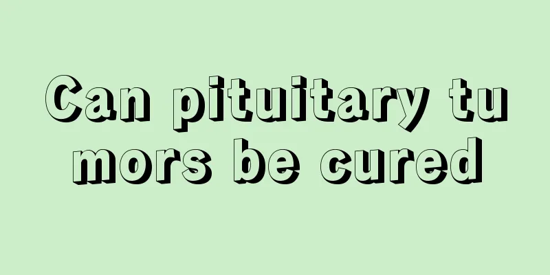 Can pituitary tumors be cured