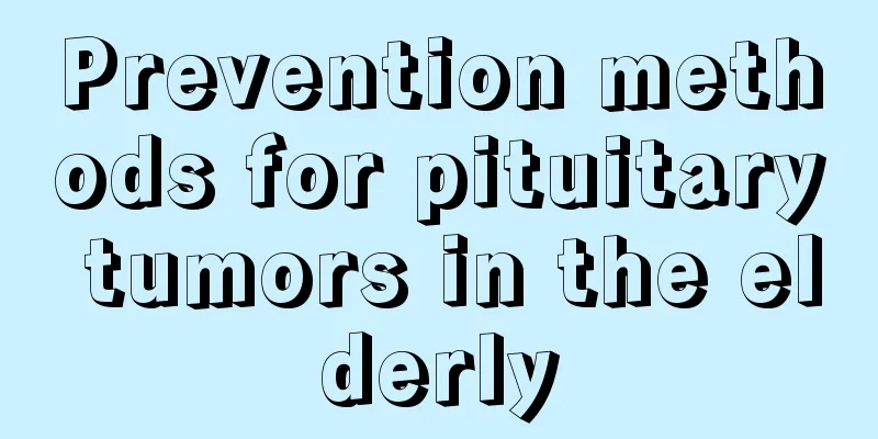 Prevention methods for pituitary tumors in the elderly