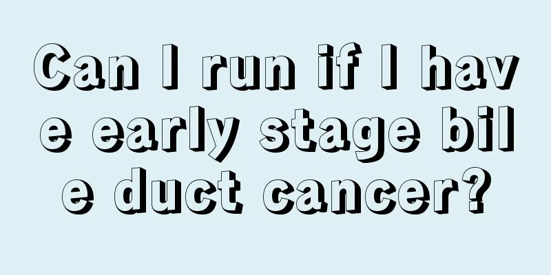 Can I run if I have early stage bile duct cancer?