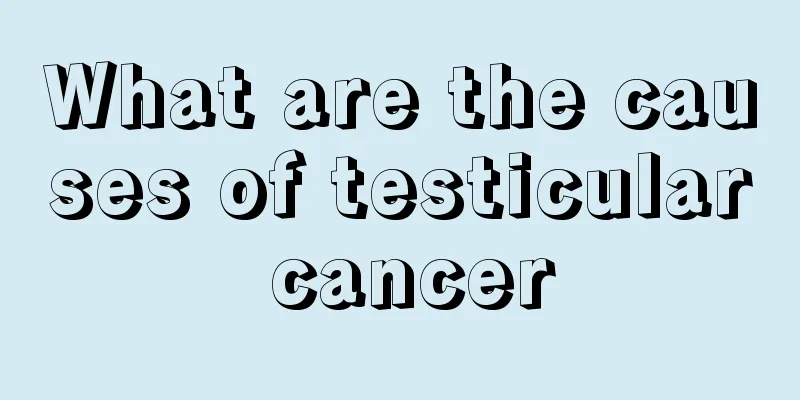 What are the causes of testicular cancer