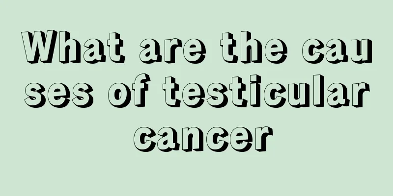 What are the causes of testicular cancer