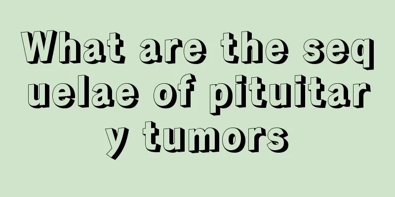 What are the sequelae of pituitary tumors