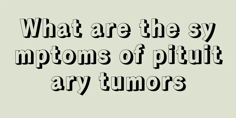 What are the symptoms of pituitary tumors