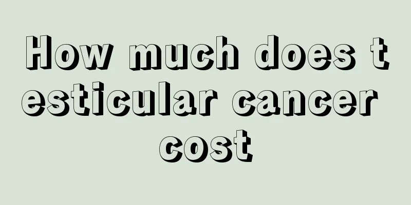 How much does testicular cancer cost