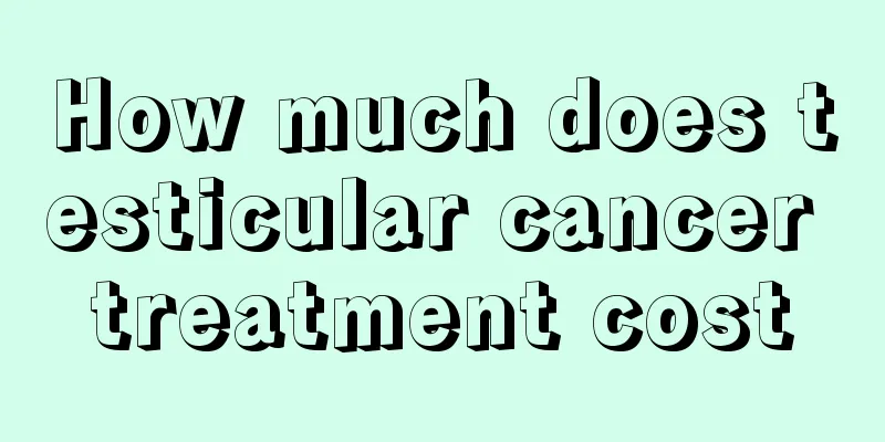 How much does testicular cancer treatment cost