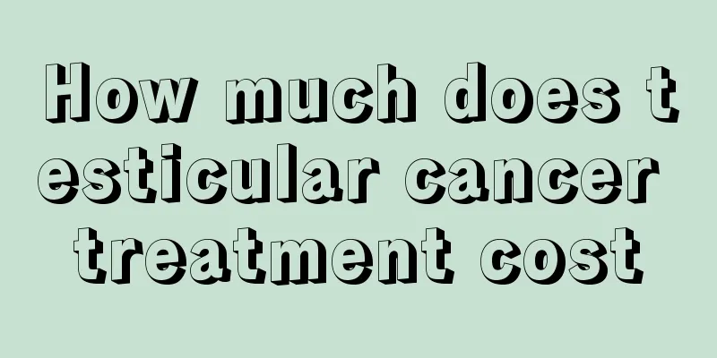 How much does testicular cancer treatment cost