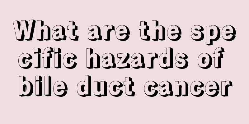 What are the specific hazards of bile duct cancer