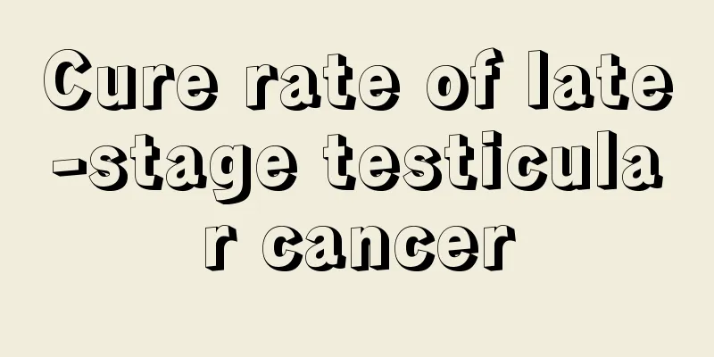Cure rate of late-stage testicular cancer