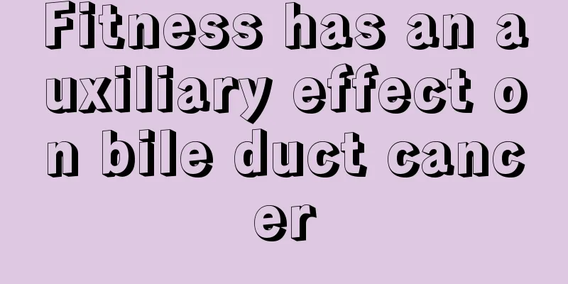 Fitness has an auxiliary effect on bile duct cancer
