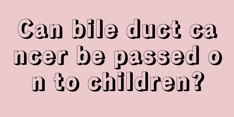 Can bile duct cancer be passed on to children?
