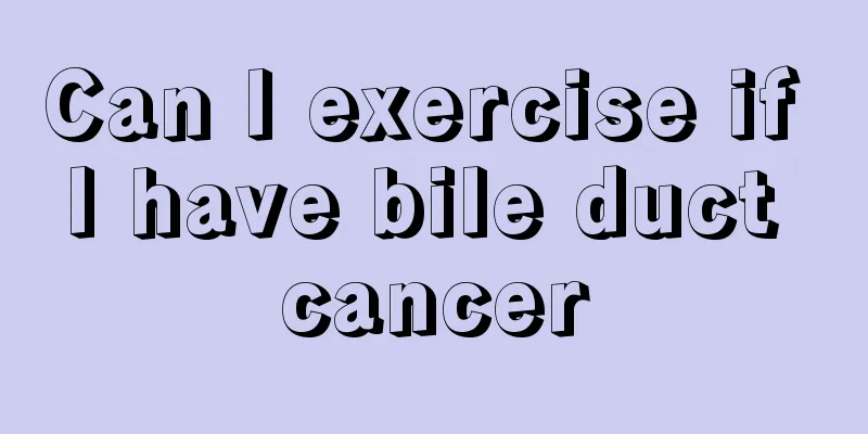 Can I exercise if I have bile duct cancer