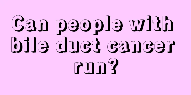 Can people with bile duct cancer run?