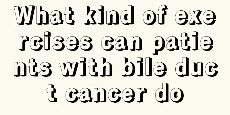 What kind of exercises can patients with bile duct cancer do