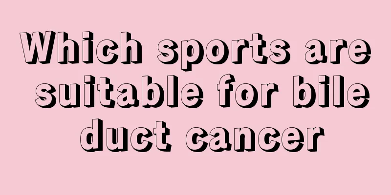 Which sports are suitable for bile duct cancer