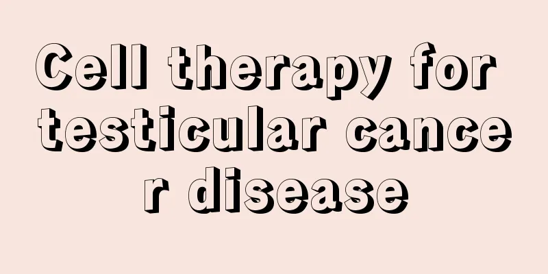Cell therapy for testicular cancer disease