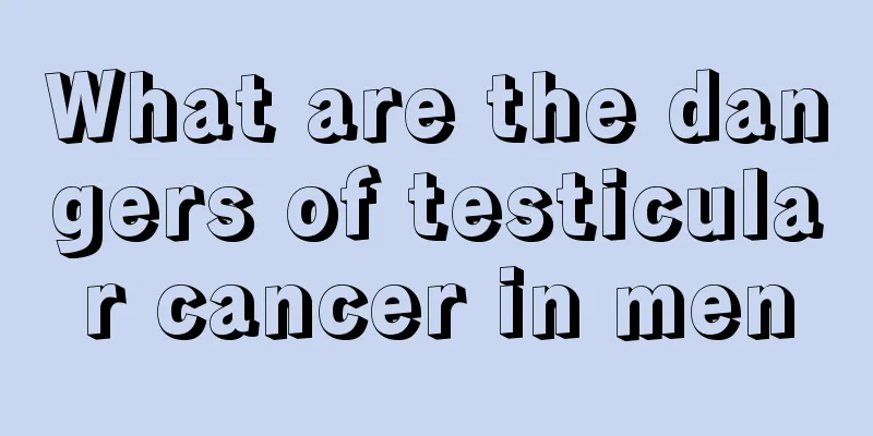 What are the dangers of testicular cancer in men
