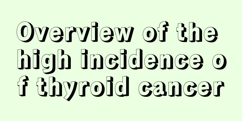 Overview of the high incidence of thyroid cancer