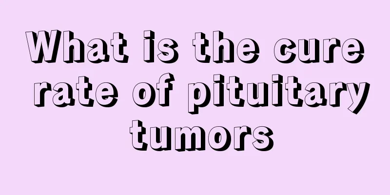 What is the cure rate of pituitary tumors