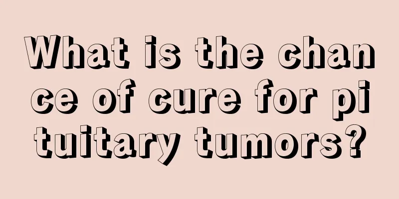 What is the chance of cure for pituitary tumors?