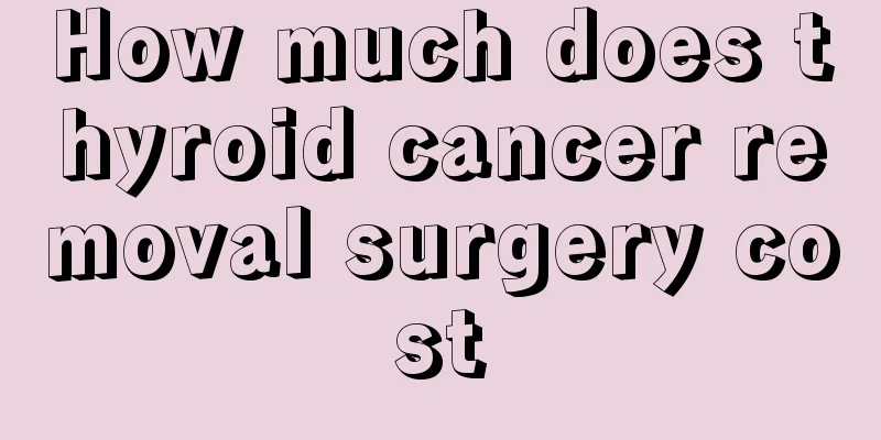 How much does thyroid cancer removal surgery cost
